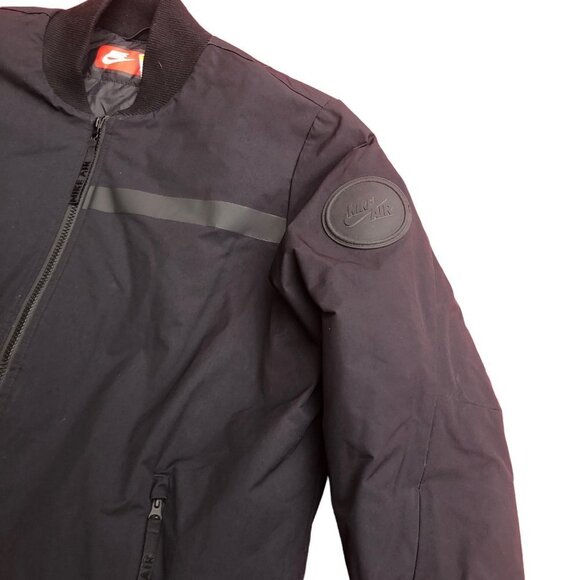 NIKE Jacket Nike Air Bomber Woven Jacket XL Black Insulated - Picture 7 of 13